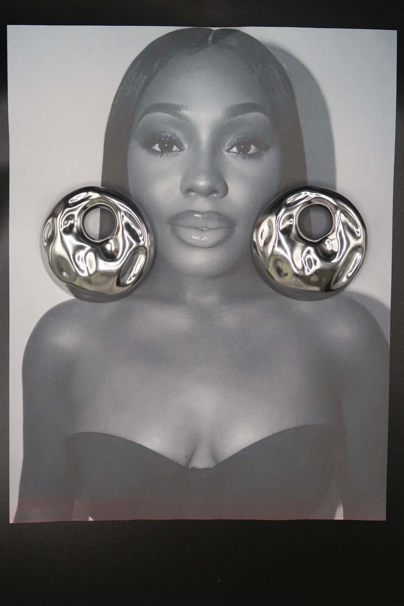 Lunar Chrome Earrings