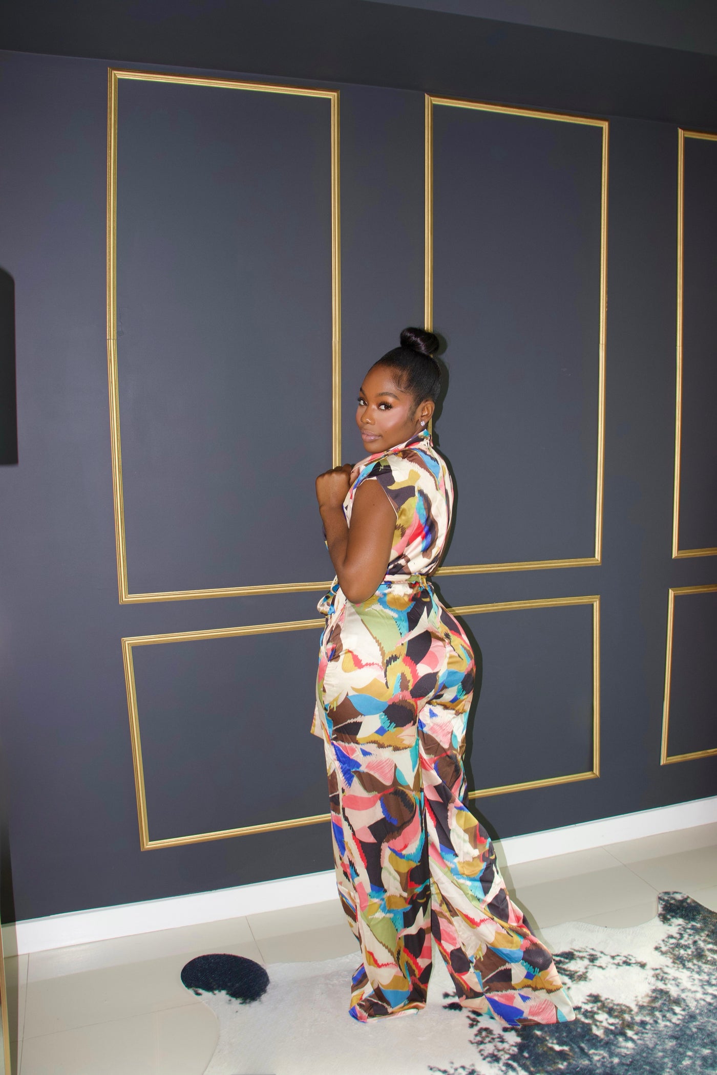 Keep em Puzzled Jumpsuit