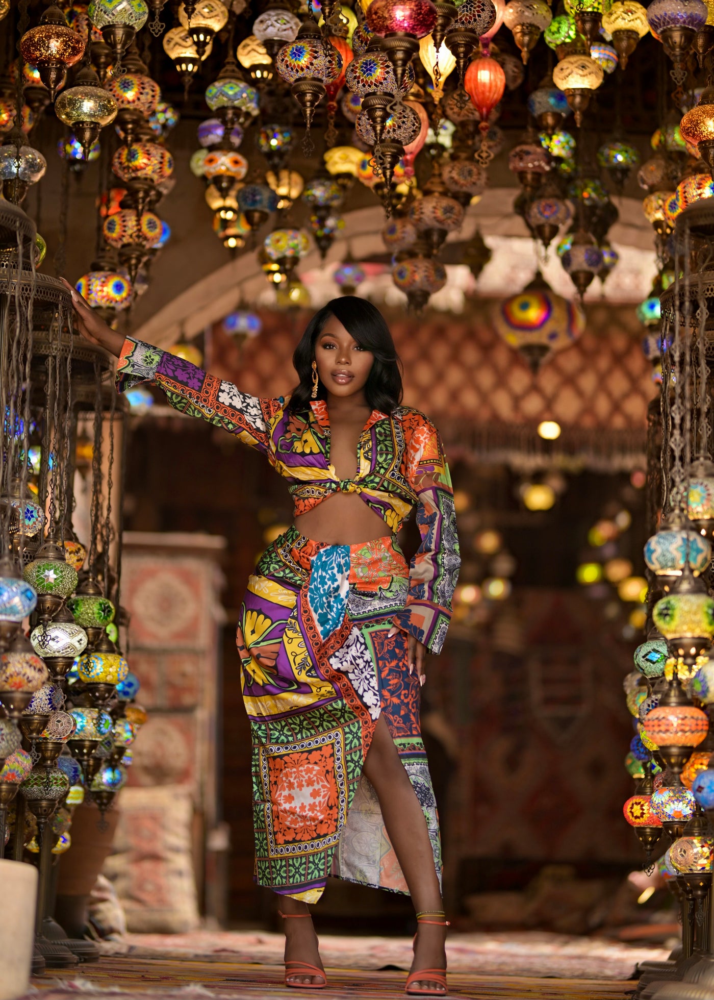 High Vibes Skirt Set