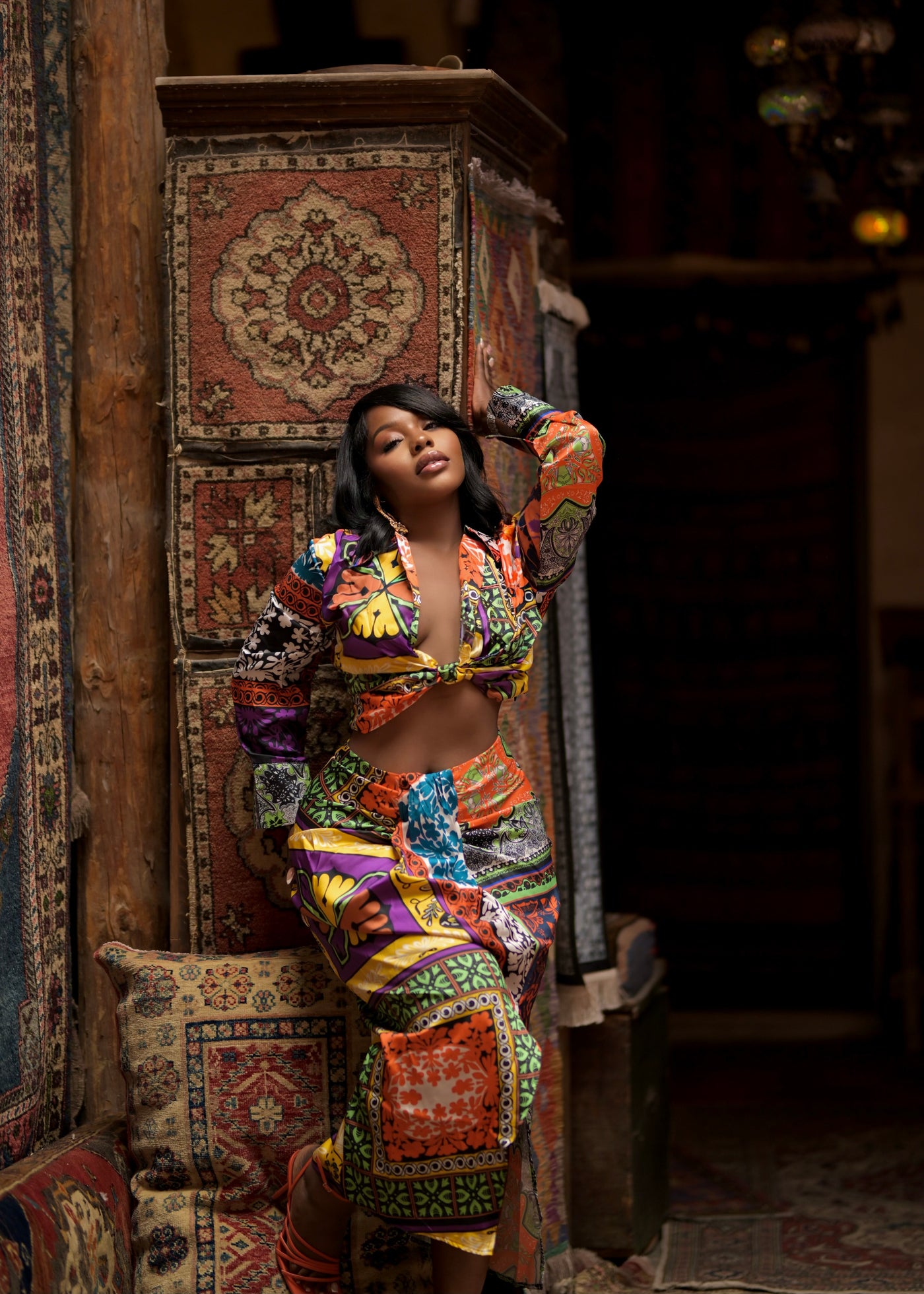 High Vibes Skirt Set