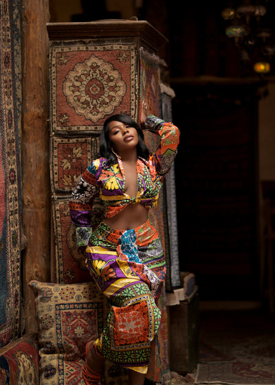 High Vibes Skirt Set