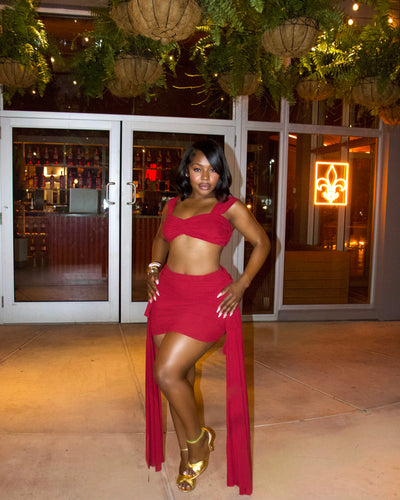 Miss Me Skirt Set