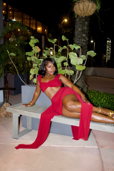 Miss Me Skirt Set